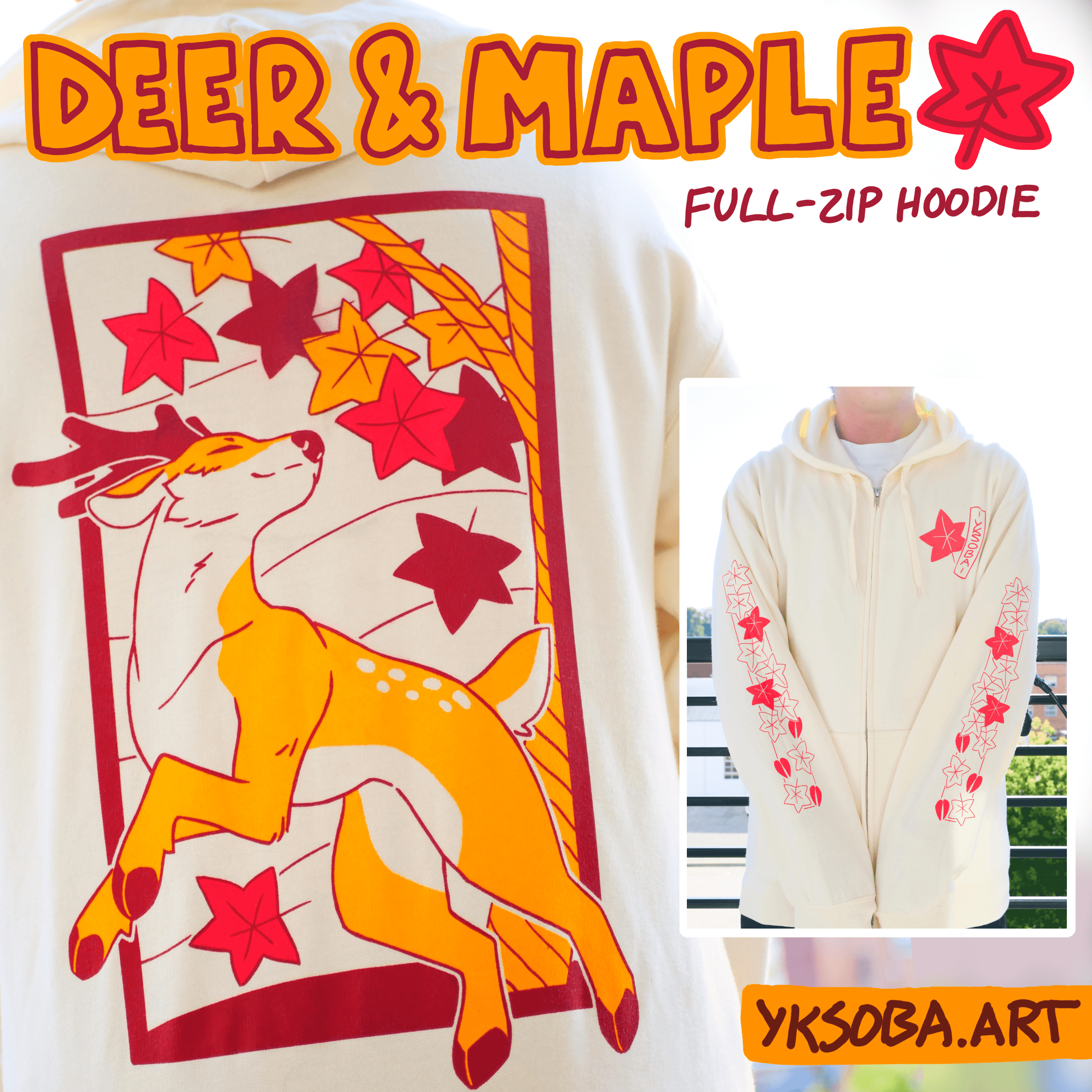 Deer & Maple Hoodie